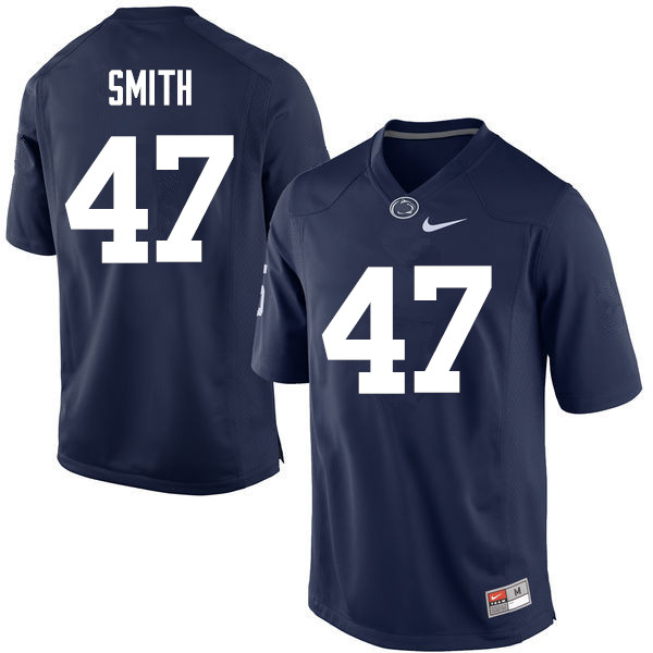 Men Penn State Nittany Lions #47 Brandon Smith College Football Jerseys-Navy - Click Image to Close